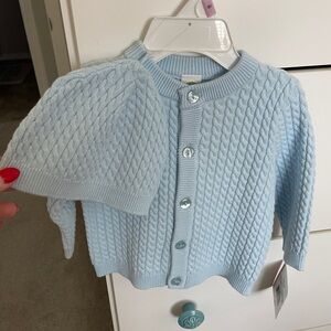 Little Me Light Blue Sweater Set 9 Months 🩵